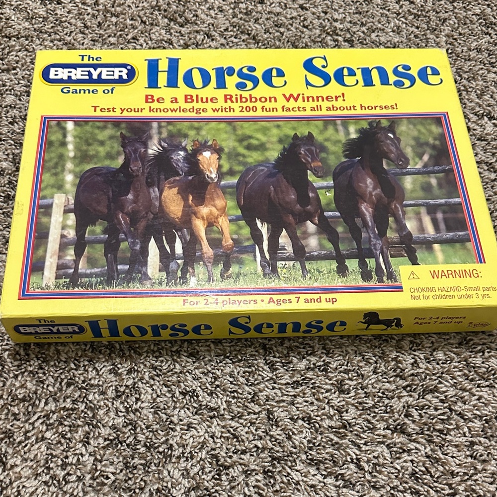 Breyer Horse Sense Game with Yellow Box